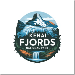 Kenai Fjords National Park Alaska Gift Souvenir Posters and Art